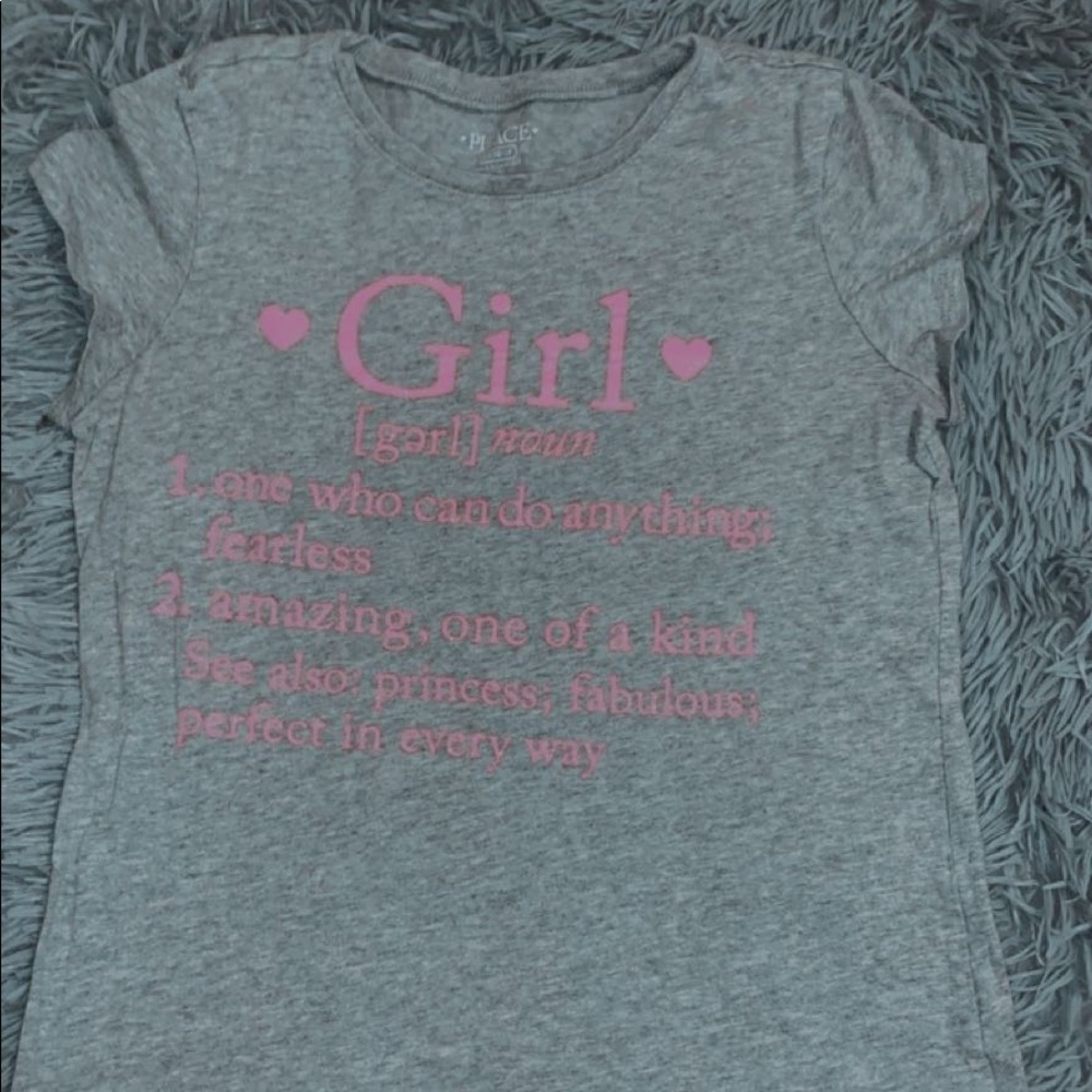 children’s Place girlll Grey tee